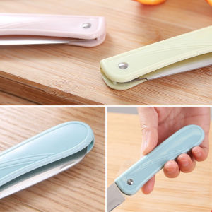 Makery【Ready in Stock】 Stainless Steel Folding Fruit Knife Portable Kitchen Tool Peeling Knife