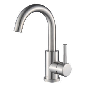 Brushed Hot and Cold Water Faucet