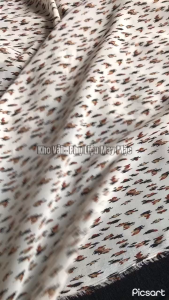Vải Voan In Họa Tiết Khổ 1m48 - Chất Mỏng Không Giãn Rũ Nhẹ - May Áo Kiểu Đồ Bộ Áo Dài Váy Đầm
