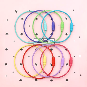 วงแหวนลวดพวงกุญแจ ห่วงสลิงหนา 1.5mm ห่วงกว้าง 5cm/ แพค 2 ชิ้น พร้อมส่ง