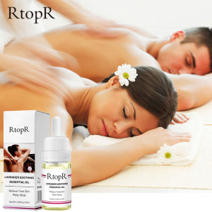 RtopR Dầu Mát Xa Toàn Thân Hoa Oải Hương Thực Vật Nguyên Chất Gừng Chống Lão Hóa Cho Da Chiết Xuất Giảm Đau Giảm Lo Âu Giấc Ngủ Ngon Hơn
