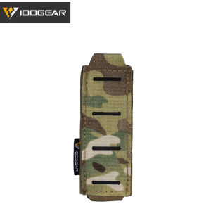 กระเป๋าคาดเอวแบบทันสมัยสำหรับผู้ชายและผู้หญิง IDOGEAR LSR9mm Tactical Single Quick Release Holster Molle Tool Kit Accessory Bag