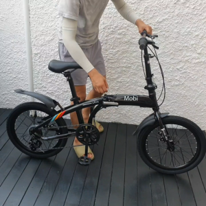 Mobi Ultra Folding Bicycle Pre-install Shimano Aluminium Bike (anti-rust lightweight MRT bus & boot friendly)