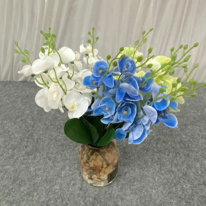 Bướm Lan Hoa Giả 20 Đầu Bướm Lan Hoa Đơn Trang Trí Nhà Bông Hoa Nhân ...