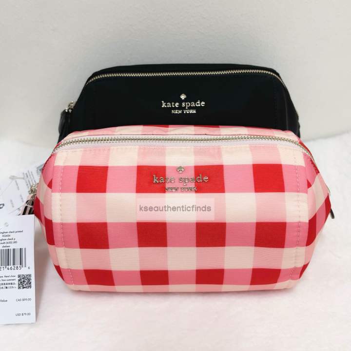 【kate spade】Chelsea Nylon Medium コスメ ポーチ ストライプ kate spade】Chelsea Nylon Medium コスメ ポーチ ストライプ