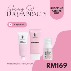 LUQFA BEAUTY Glowing Set (Tinted Moisturiser Serum Sunscreen)