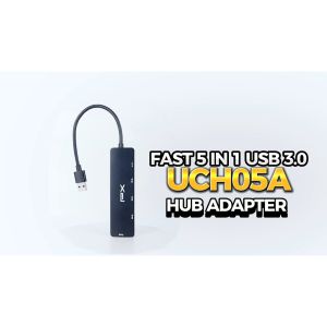 USB Hub Converter USB 3.0 Connector Adaptor Laptop 5 in 1 PX UCH05A