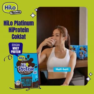 HiLo Platinum Swiss Chocolate 420g - Susu Dewasa Anti Pegal Lebih Tinggi Kalsium Protein Paling Lengkap