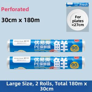 CHAHUA | Heat Resistant Food Grade Disposable Kitchen Use Cling Film Large Roll
