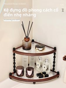 TIJU | Kệ Góc Gỗ Đôi Tầng