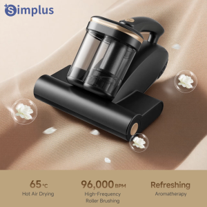 Simplus Dust Mite Vacuum 18kPa丨96000 Beats/Min丨UV-C Sterilization丨65°C Hot Air丨Penyedut Hama CMYH007