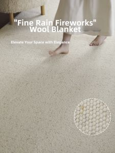 Custom Size Thick Pure Wool Carpet
