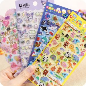 Nhãn Dán Hình Động Vật Biển Hình Trái Tim Dễ Thương Hình Chú Chó Hình Mèo Hình Sushi Hình Hành Tinh Hình Cây Hình Trái Cây Hình Khối Ba Chiều