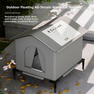 YYBAIO | Waterproof Rain-resistant Cold-resistant Outdoor Cat Tent Large Space Closed Design