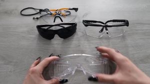 Bunmo Outdoor Transparent Glasses Fog-Proof Dust-Proof And Light-Proof Laboratory Working Glasses
