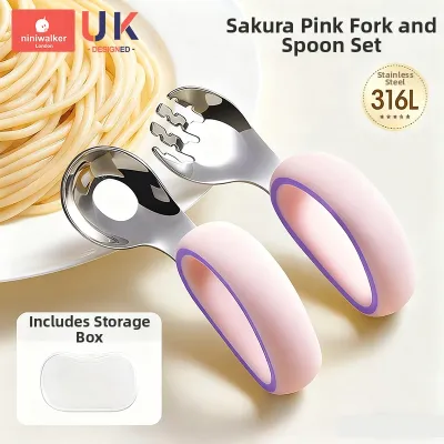 niniwalker | Baby Feeding Training Spoon Stainless Steel