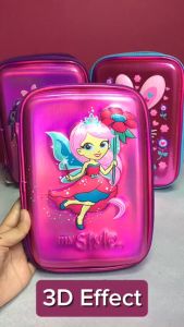 My Style TM 2277 Fairy Princess Hardtop Pencil Case Metalic Finishing Material - Pencil case multifungsi perempuan