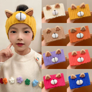 Knitted Headband for Children Outdoor Sports Sweat Absorbent Wide Edge Hair Accessories for Girls And Boys High Elasticity