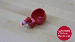 20pcs Automatic Chicken Water Dispenser And Feeder Durable Plastic Bowl Easy To Install And Clean Gravity Water Dispenser Durable And Hygienic Automatic Feeder Water Dispenser Chicken Anti Overflow Design