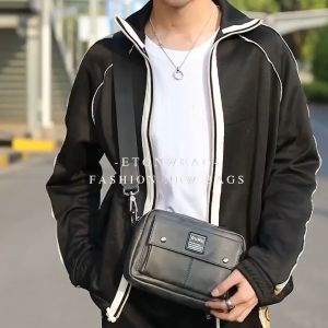 Túi Da Đeo Chéo OUMU Nam Nữ Chất Liệu Da PU Cao Cấp Kiểu Dáng Thời Trang Bền Đẹp Đa Năng Tiện Lợi