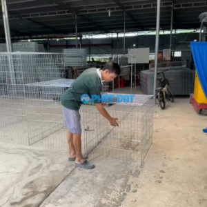 BỘI GÀ VUÔNG 1M2X1M2 KẼM 3LI Ô 5X17