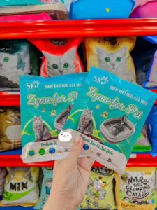 MEN KHỬ MÙI CÁT MÈO ZYME FOR PET GÓI 100G