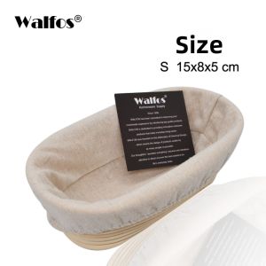 Walfos | Dough Risen Bread Proofer Basket Round Real Wood Rattan Handmade