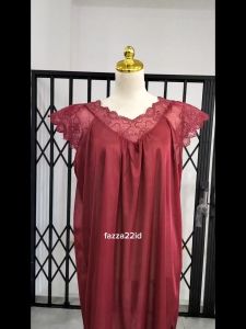 fazza22id lingerie new jumbo ld 120 cm / baju tidur wanita PY 340 XXL Dewasa Bahan Satin & Poly Spandek