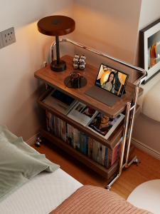DONGMU | Vintage & Bauhaus Mobile Wooden Bedside Storage
