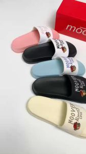 Dép quai ngang Moover Always Love Bear đế 4cm dễ phối đồ êm chân chống trơn có bảo hành hỗ trợ đổi size full box-BGHouse