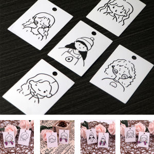 Cute Girls Earring Paper Card Copper Board Packaging Accessories Fashionable Jewelry Holder KoMee Fresh out Summer 2022