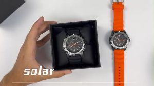 NORTH EDGE Original Solar Powered Outdoor Men‘s Watch Metal Case Luminous Hands Speedometer bezel 180 Days Long Stanby Climbing Camping 50M Waterproof EVOQUE2 Jam Tangan Lelaki