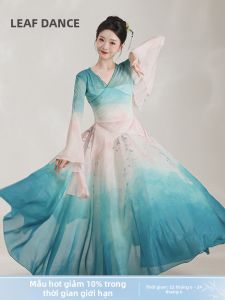 LEAF DANCE | Trang Phục Tập Rộng Elegance Áo Lụa Thay Đổi Màu Cấp Tốc