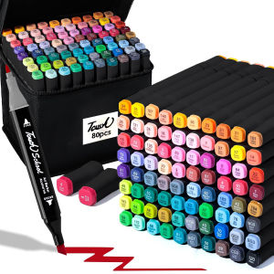 Alcohol Markers Dual Brush Tip Permanent Art Markers Set Book Painting Card Making Coloring Marker Christmas Gift for Adults Kid