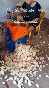 Máy dùng để thái lát khoai mì  khoai tây  mỏng làm thức ăn gia súc làm khoai tây chiên