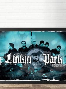 Modern Minimalist Heavy Metal Music Lincoln Park Poster Decorative Painting Studio Underground Wall Art Rock Music Decor