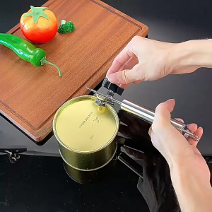 Alat Pembuka Kaleng Stainless Steel / Pembuka Tutup Botol Putar 22cm