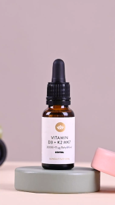 Vitamin D3K2 Sunday Natural tăng hấp thu canxi cho bé dưới 5 tuổi D3 từ Lanolin tự nhiên