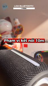VOUCHER GIẢM 50% - Loa Nghe Nhạc Loa Bluetooth Mới Nhất P Pro 6 Thiết Kế Cực Chất Độ Đèn LED Bass Mạnh Âm Thanh Lớn Cực Đỉnh