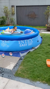 INTEX  EASY SETรุ่นใหม่สระน้ำเป่าลม ขนาด 12 ฟุต รุ่น 28130  ความจุ 5121 ลิตร