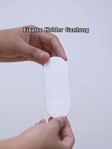 FIXATOR HOLDER colokan stop kontak GANTUNGAN SERBAGUNA POWER STRIP DENGAN PEREKAT remote tv ac - FR Gallery