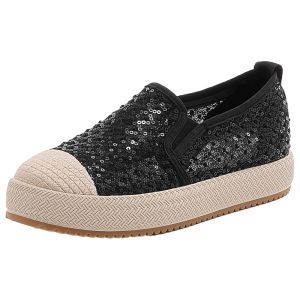 Hotwind | Summer Breathable Fisherman Shoes Lace Hollow Glitter Increased Heel Height