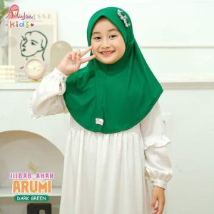 Miulan Kids Jilbab Anak Arumi Kerudung Anak 1-5 Thn Hijab Instan Jersey Lucu Terbaru