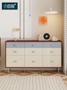 Vintage Retro Simple Wooden Bedside Dresser