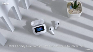 Hoco EW73 หูฟังบลูทูธไร้สาย BT5.4 มีจอ LCD ระบบสัมผัส อัจฉริยะ 12 ฟังก์ชั่น สำหรับ iOS และ Andriod