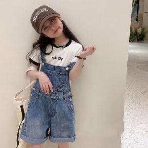 เอี๊ยมขาสั้น 5 ส่วน รูปทรงด้านใหญ่ เนื้อผ้านิ่ม สวมใส่สบาย สำหรับโตทรงโครเรียสายเอี๊ยมเกี่ยวตะขอปรับระดับได้