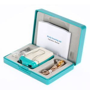 เครื่องช่วยฟังชนิดกล่องแบบปรับได้แบบพกพา รุ่น AXON F-18 ชิ้นสําหรับผู้สูงอายุที่มีฟังก์ชันปรับลดเสียงรบกวน