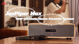 JazPiper Max 2.1 Family Karaoke Soundbar Build-in Subwoofer with 2 x Wireless Microphone - 1 Year Singapore Agent Warranty