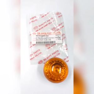 ฝาไฟเลี้ยวหน้า + จานฉาย SUPER CUB (18) สินค้าขายเป็นคู่ ดรีม ซูปเปอร์ คัพ ปี 2018 รุ่น ไฟหน้า LED สินค้า ทรงถนว แบรนด์ HMA