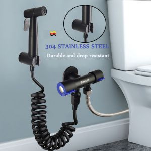 SG stock Stainless Steel Bidet Spray Set / Toilet Bidet Spray Hose Set / Toilet Hand Spray